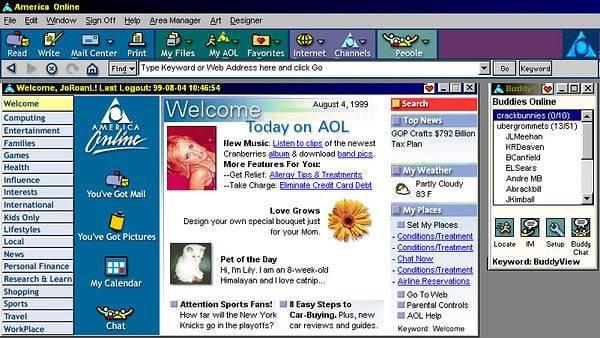 AOL Landing Page